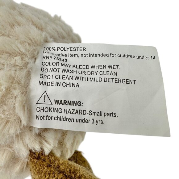 Set Of 2 Plush Nordic Gnome Decorations With Faux Fur Hats & Beards - Picture 6 of 12